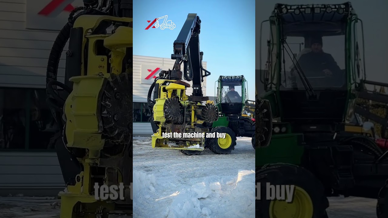 Harvester John Deere 1270G 2016 na sprzedaż po pełnym serwisie #shorts #jd1270G #harvester #jd