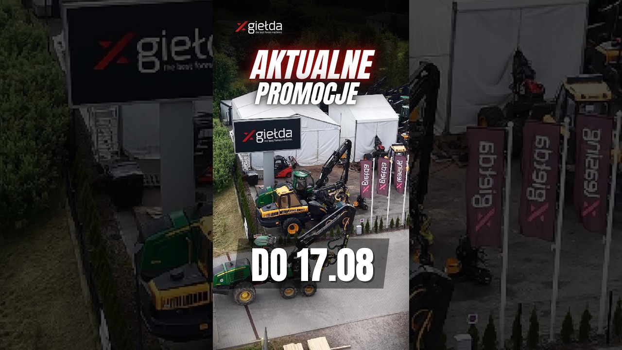 🔥 PROMOCJA NA MASZYNY LEŚNE TYLKO DO 17.08! 🔥 #forwarder #forestrymachinery #ponsse #johndeere