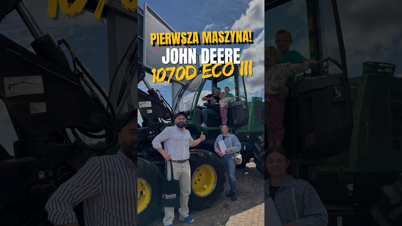 🎉 KUPILI SWOJĄ PIERWSZĄ MASZYNĘ 🎉 #forestrymachinery #johndeere #xgielda