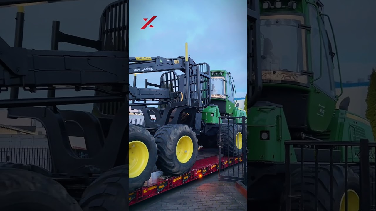 2 MASZYNA dla P. Marka! #short #johndeere #jd #jd1010e #xgielda #forestmachine #forwarder