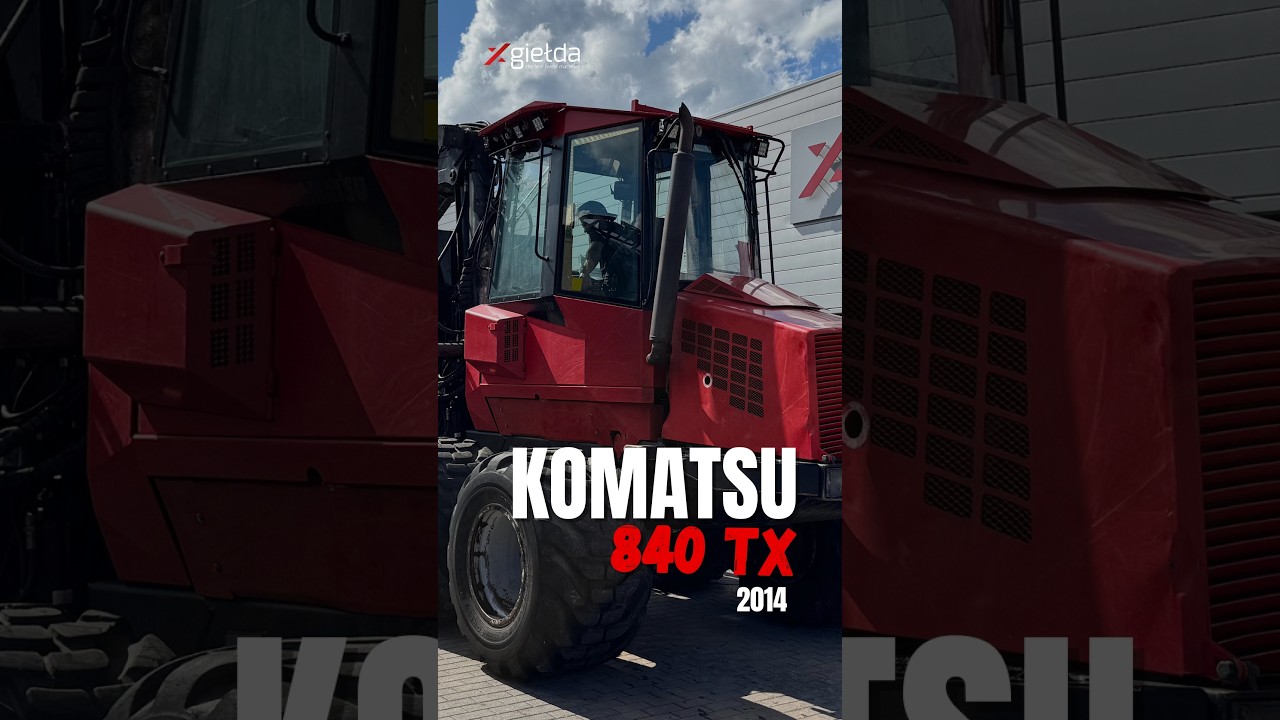 🚜 KOMATSU 840TX W ŚWIEŻEJ PROMOCJI 🚜 #forestrymachinery #forwarder #komatsu