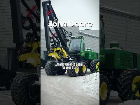 ZESTAW JOHN DEERA DLA PANA MARCINA! #shorts #johndeere #jd1110d #jd1270d #xgielda #forestmachine