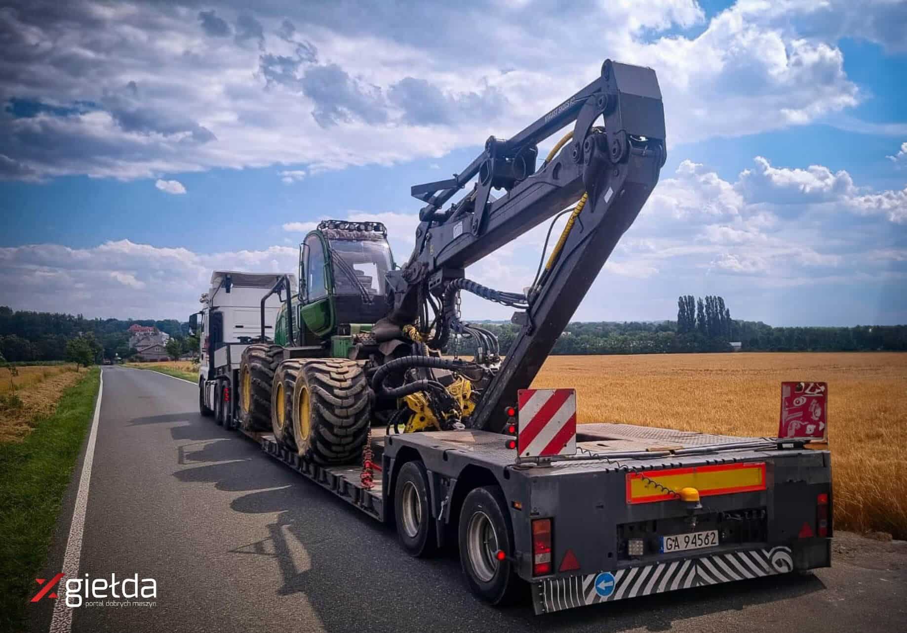 Transport harwestera