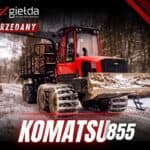 KOMATSU 855 DLA KLIENTA WIERNEGO CZERWONEJ MARCE