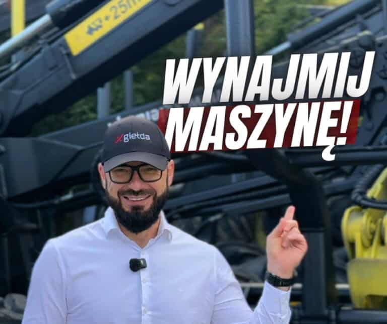 wynajmij maszynę i dokończ zlecenia w lesie