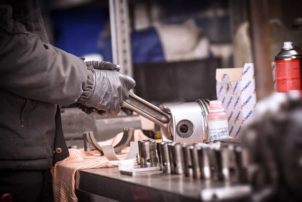 Naprawa części 